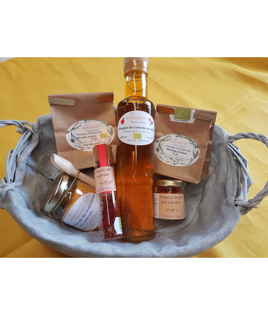 Fleur de sel au safran -60gr