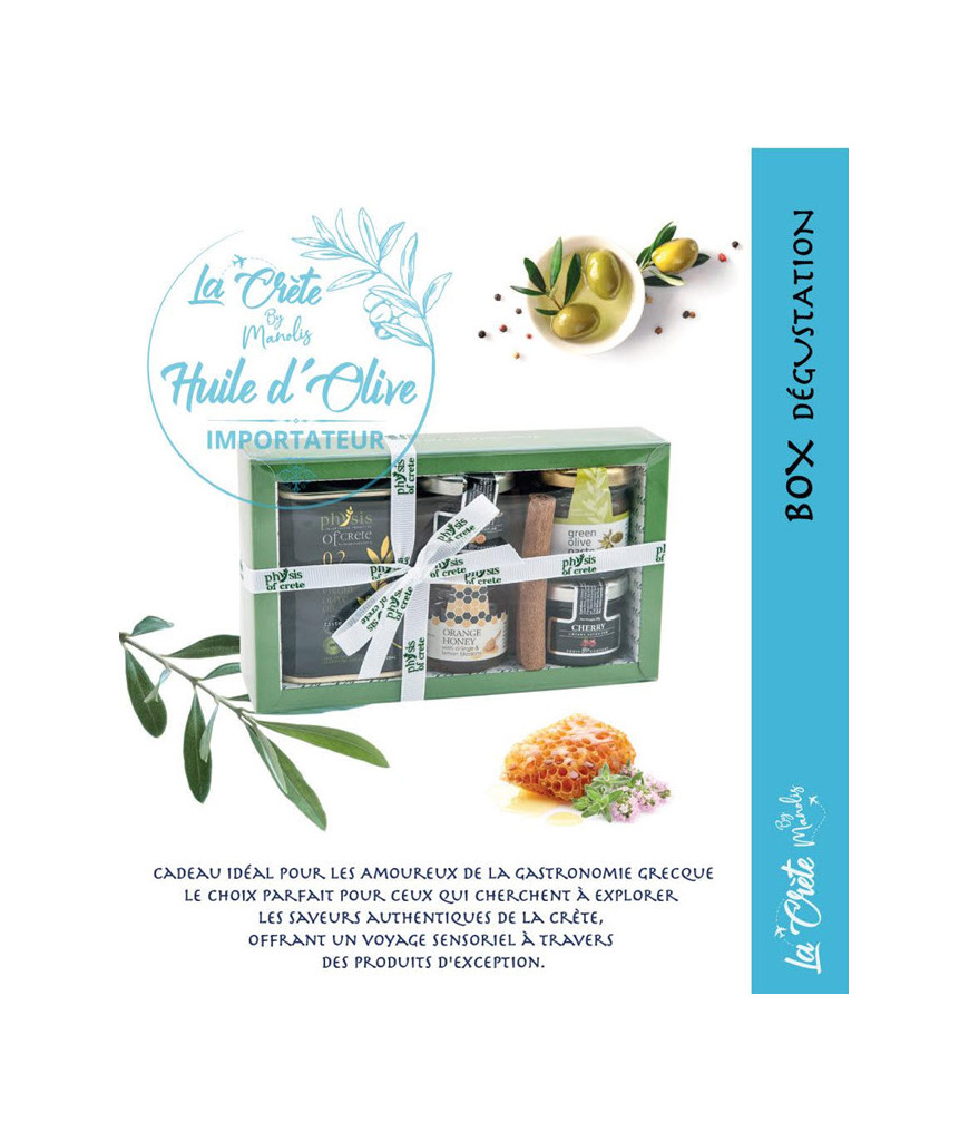 Coffret Dégustation “ Le Gourmand “ – Florilège de Délices Méditerranéens Coffret Dégustation “ Le Gourmand “ – Florilège de Délices Méditerranéens