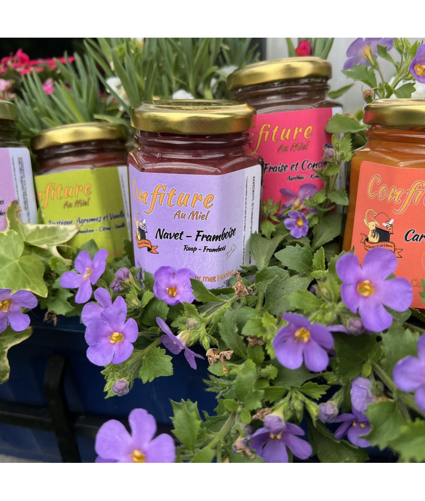 Confiture au Miel- pastèque- Fraise 100gr