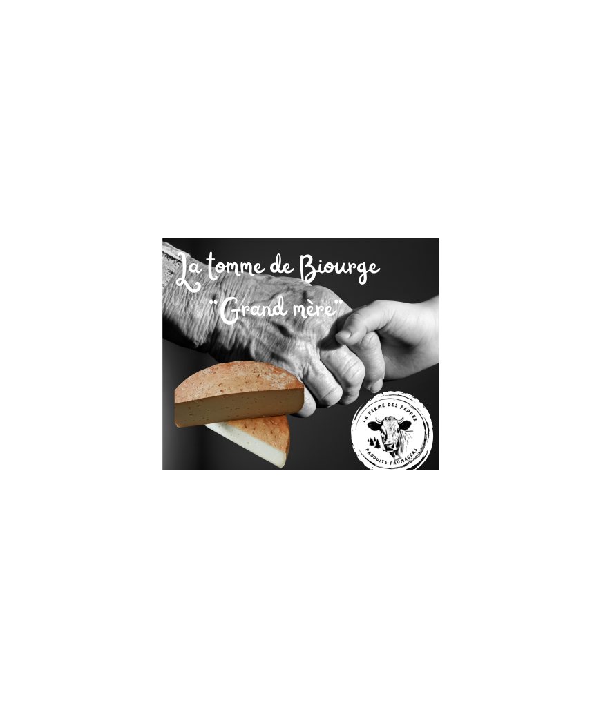 Tome de Biourge fumée grand-mère (tranche épaisse pour apéro environ 200g)