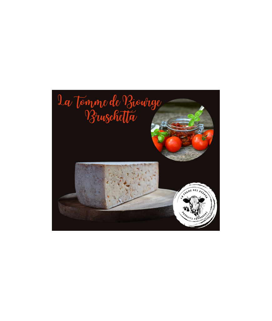 Tome de Biourge Bruschetta (tranche à tartine) - 200g