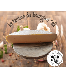 Tome de Biourge à l'ail (tranche à tartine) - 200g