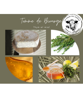 Tome de Biourge thym miel (tranche à tartine) - 200g