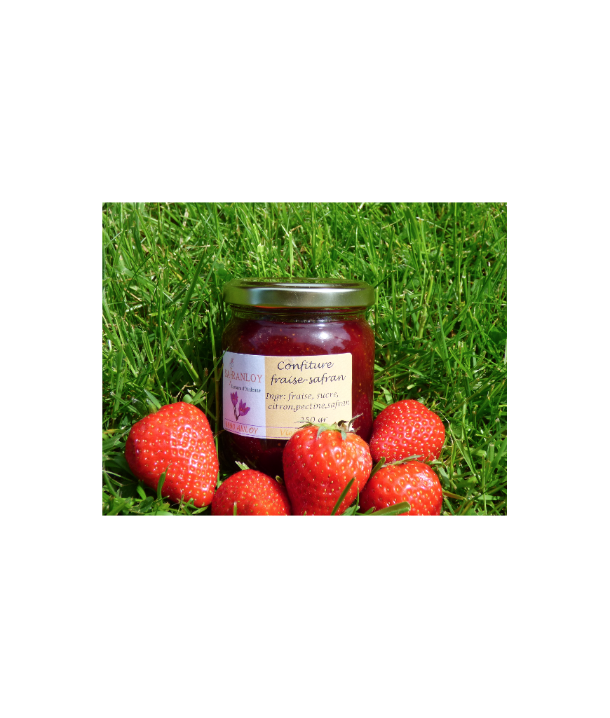 Confiture fraise safran