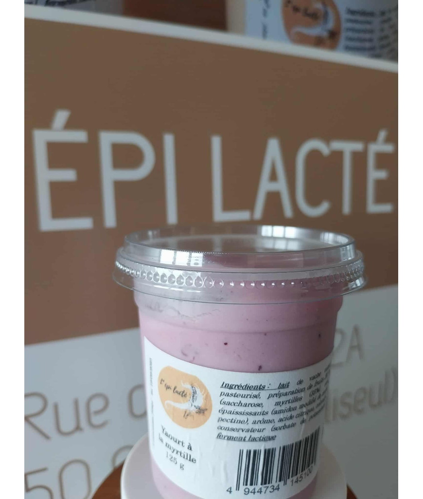 yaourt myrtille - 125 g