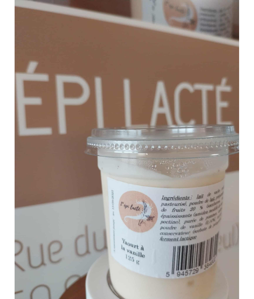 yaourt vanille - 125 g