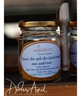 Fleur de sel au safran -60gr
