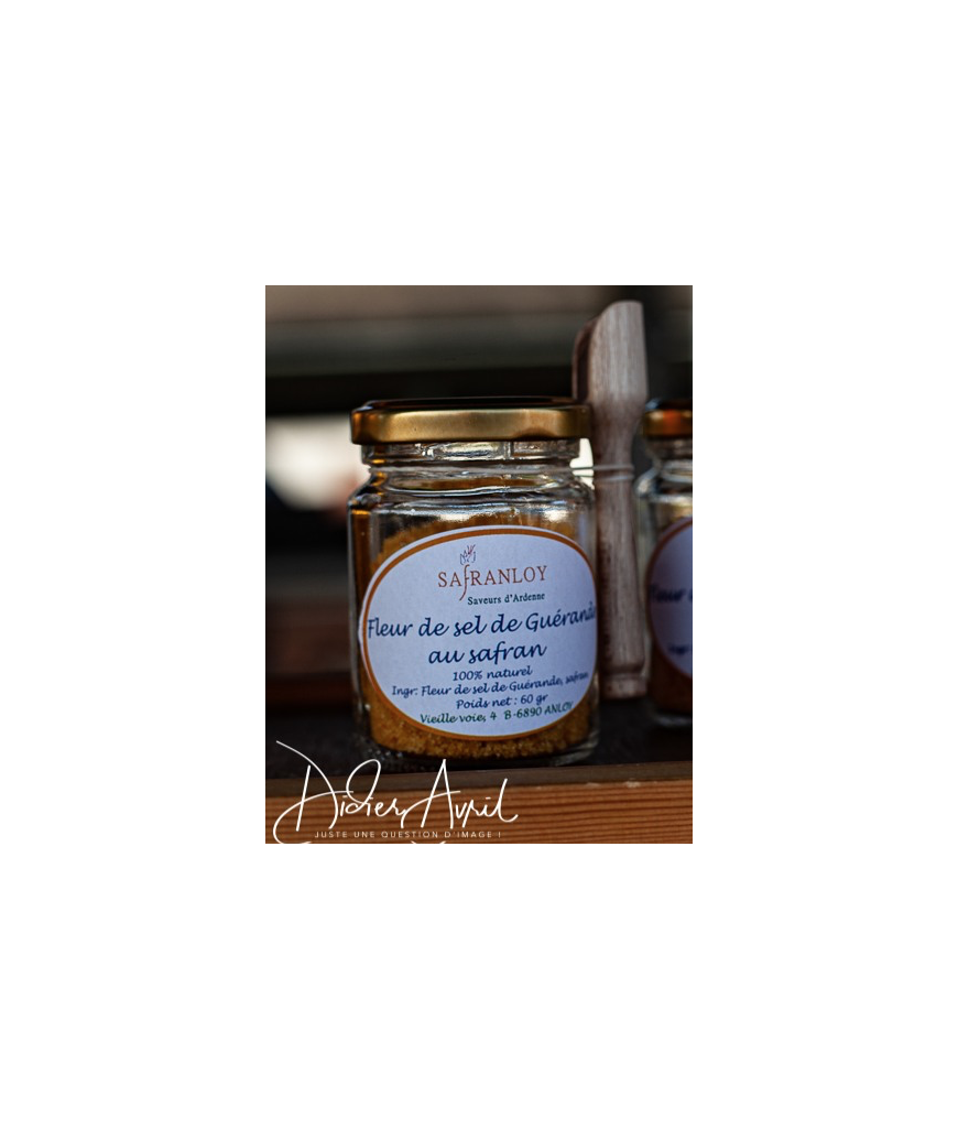 Fleur de sel au safran -60gr