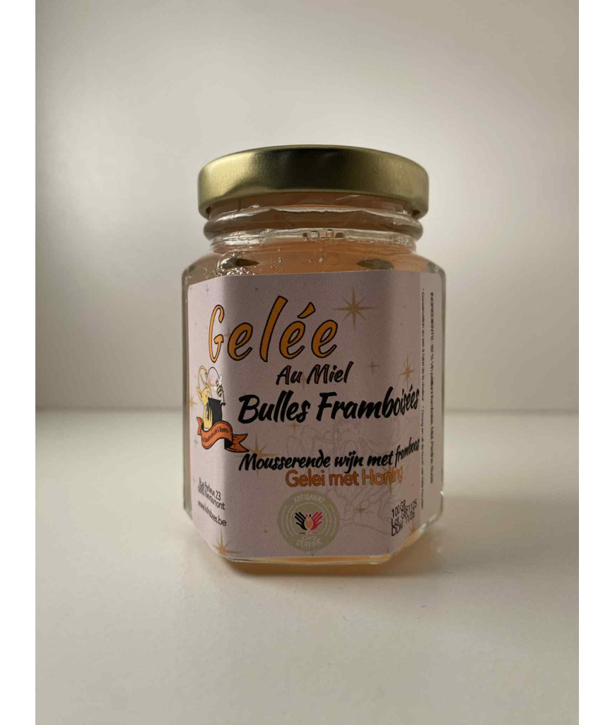 Gelée au miel- Bulles Framboisées 100gr