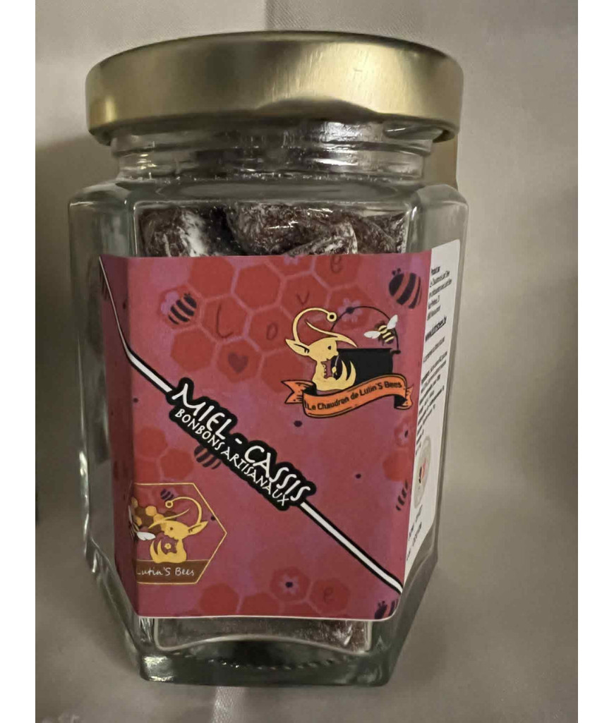 bonbon Miel- cassis