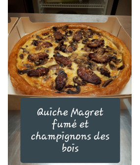 Quiche magret de canard et champignons - 500g (2 personnes)