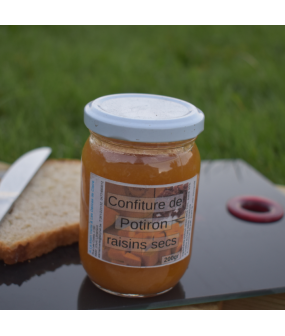 Confiture potiron-raisin sec - 220 g