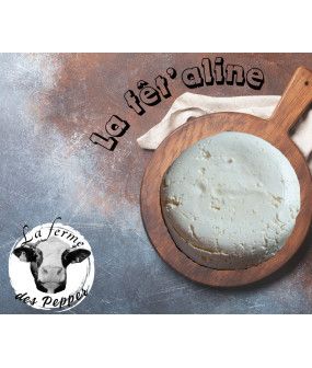 Fêt'aline Feta au lait de vache (demi meule environ 300g)