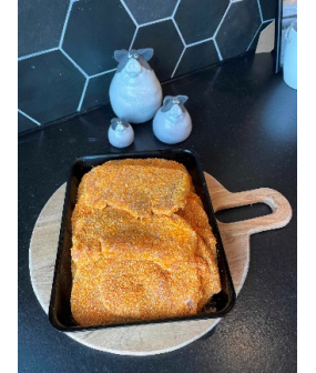 Tranche de porc panée - 500gr