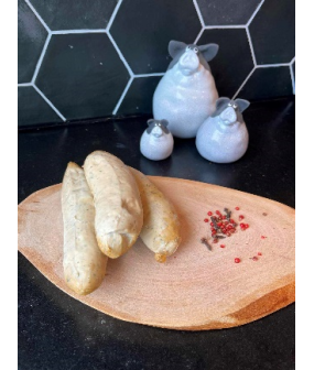 Boudin blanc fromage - pièce