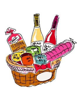 Panier garni avec bières - panier