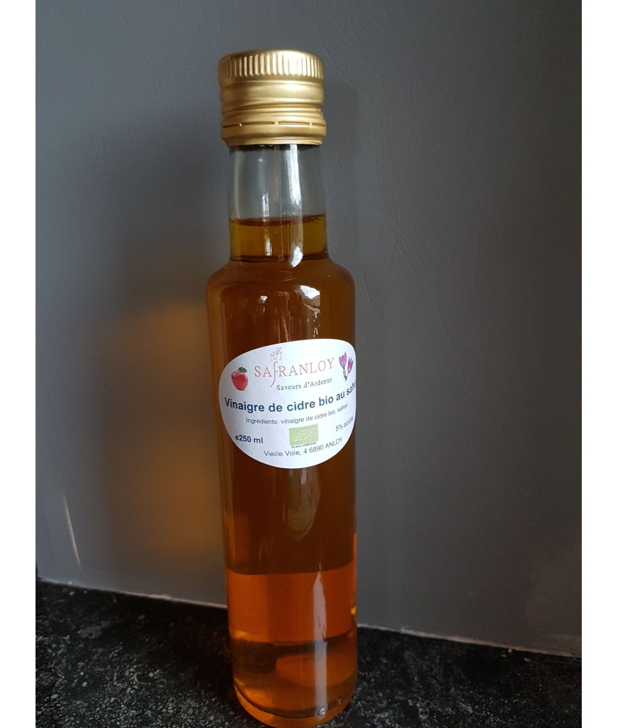 Vinaigre de cidre au safran - 250ml