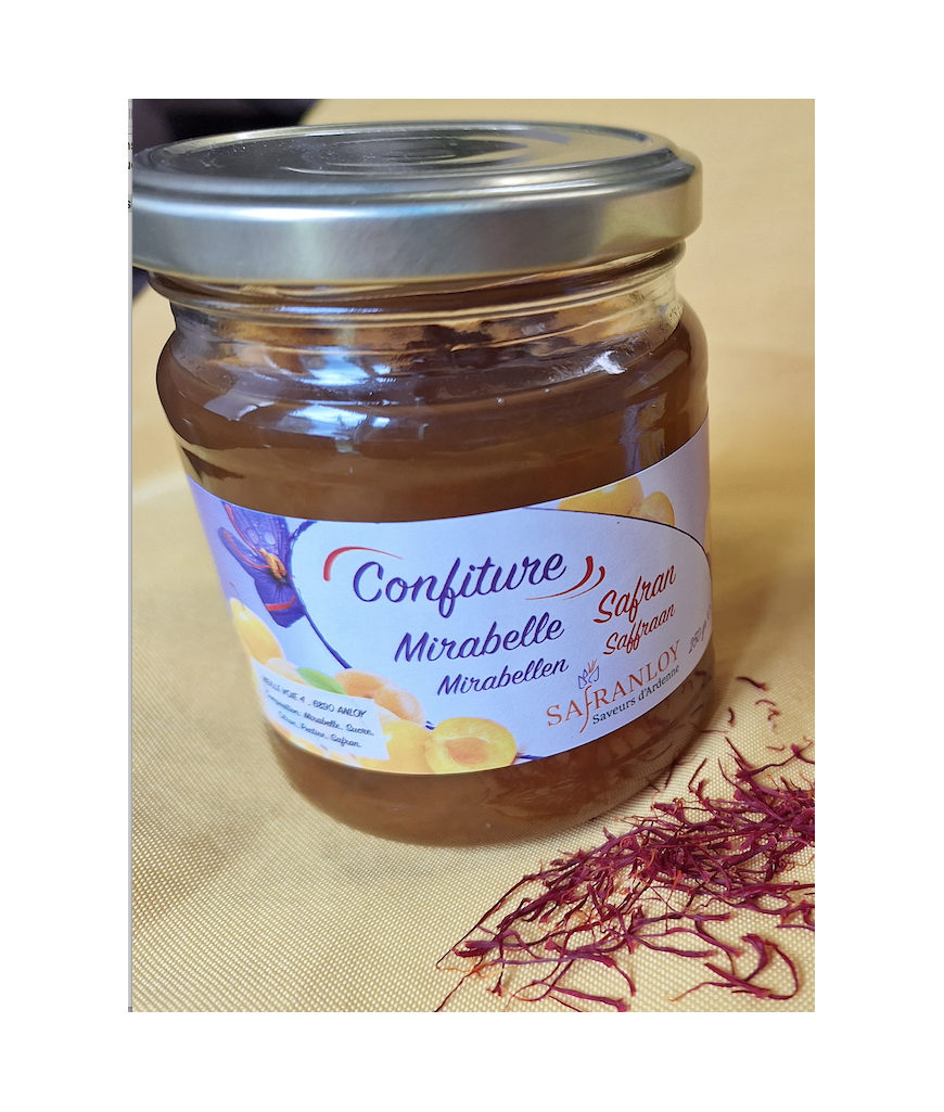 Confiture mirabelle safran
