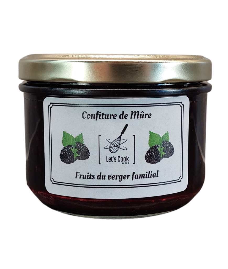 Confiture de mûre sauvage 230 ml Confiture de mûre sauvage 230 ml