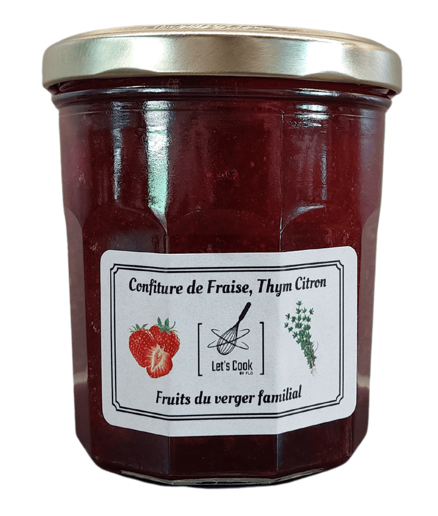 confiture fraise thym citron 290 ml