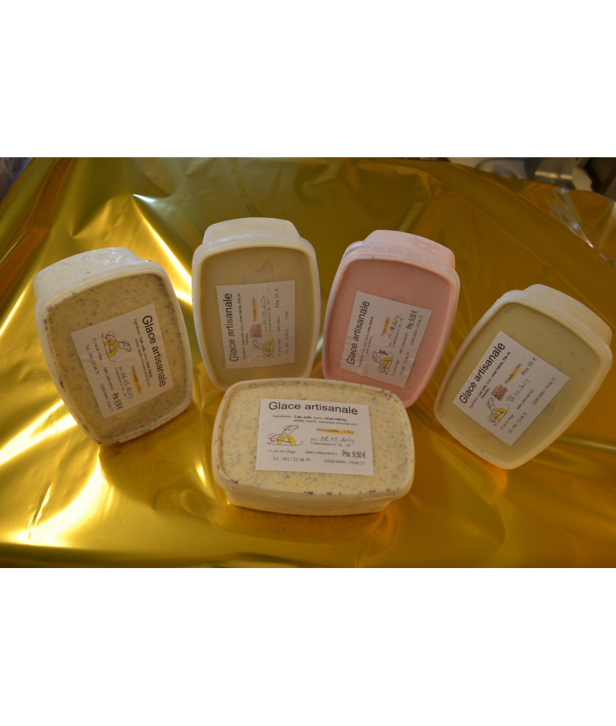 Glace cacahuètes -1 litre
