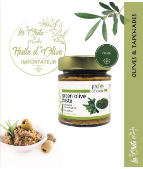 Tapenade d’Olive Verte ‘Physis of Crete’ 135gr – Une Subtile Alchimie Méditerranéenne