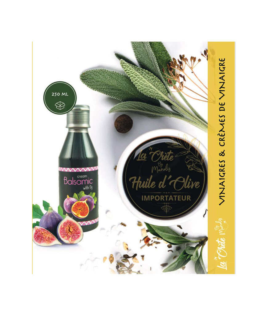 Vinaigre Balsamique à la Figue 250ml – Une Douceur Sophistiquée