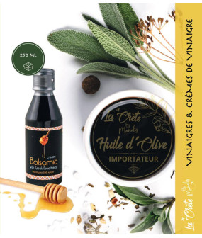 Crème de Vinaigre Balsamique au Miel 250ml – Une Harmonie Sucrée-Salée d’Exception